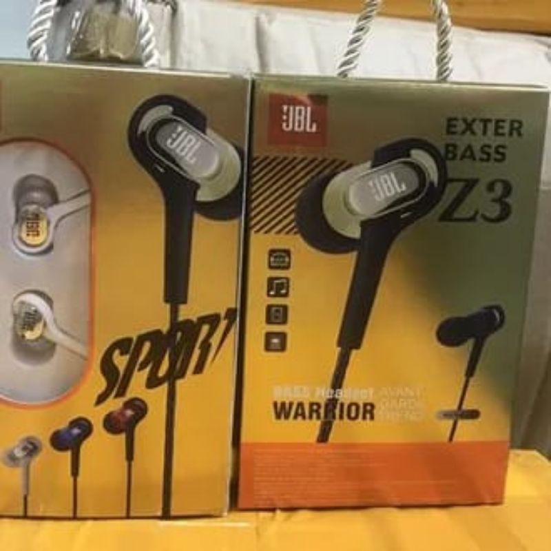 Headset  Jbl-Z3 Warior Sport Extra bass Quality