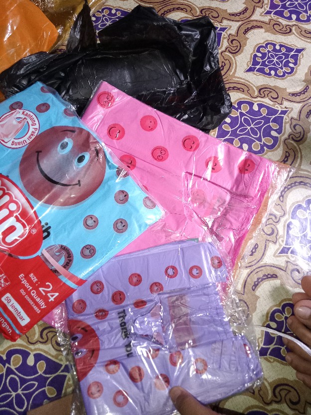 Kantong Kresek Olshop Motif Smile 28 . Kresek Smile 28 Terima Kasih