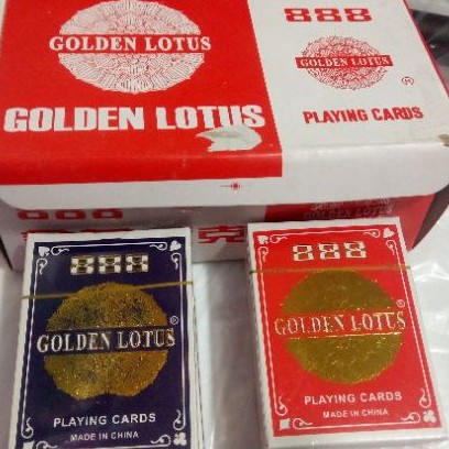 Kartu remi Asli Golden lotus MAINAN KARTU REMI