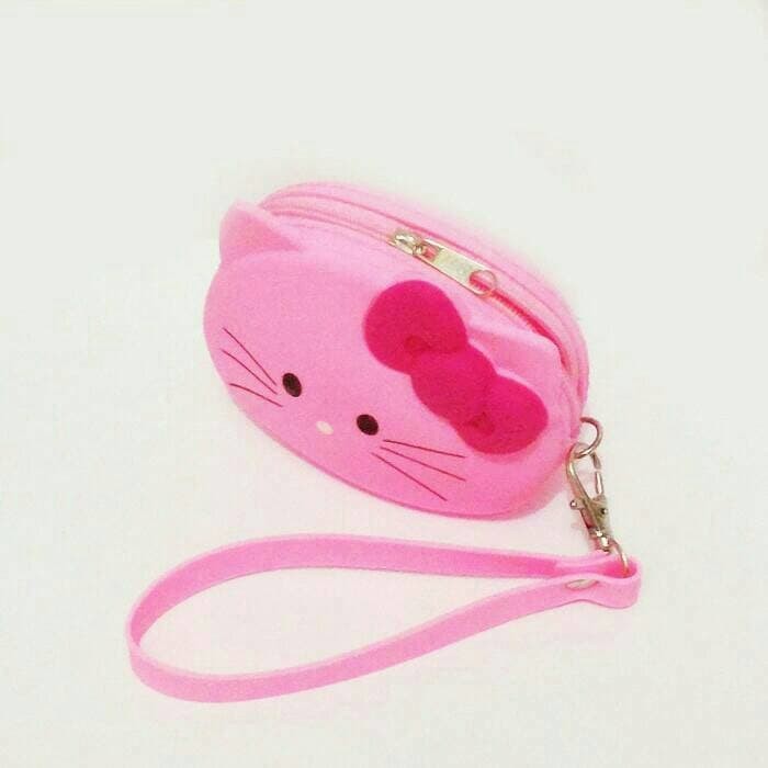 Dompet Koin Karakter Hello Kitty / Dompet Receh Silikon / Coin Wallet / Pouch Unik / Souvenir Unik