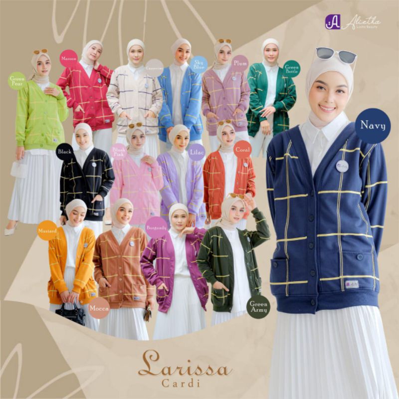 (SALE PROMO) LARISSA CARDI by ALIETHA | CARDIGAN | PUSAT GAMIS JAKARTA