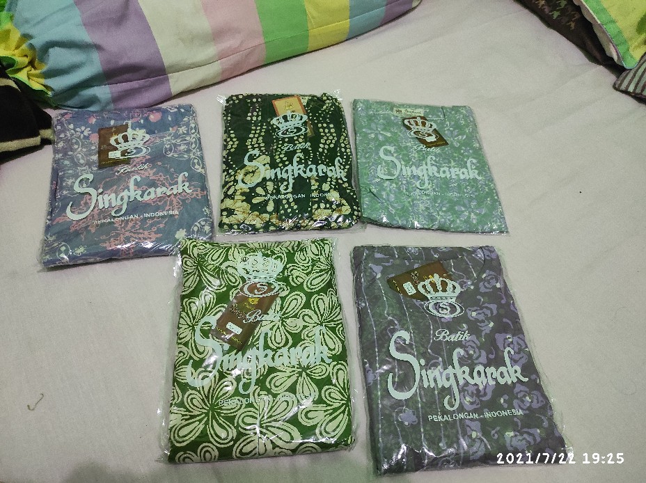 Longdress Batik Pekalongan Gamis Batik Cap Resleting Belakang Allsize Dress Homedress Rayon Premium