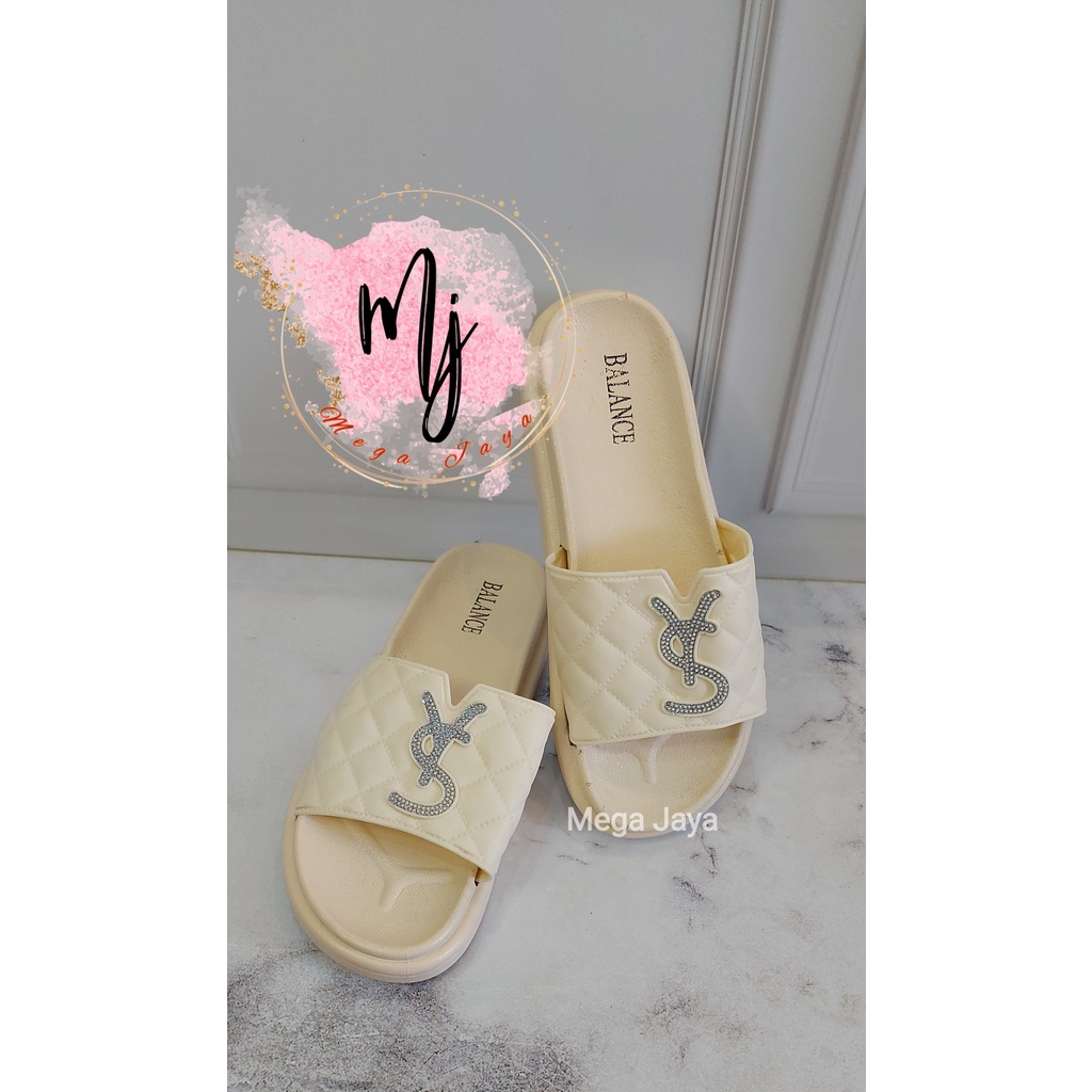 sandal slop wanita fashion import balance sendal wanita