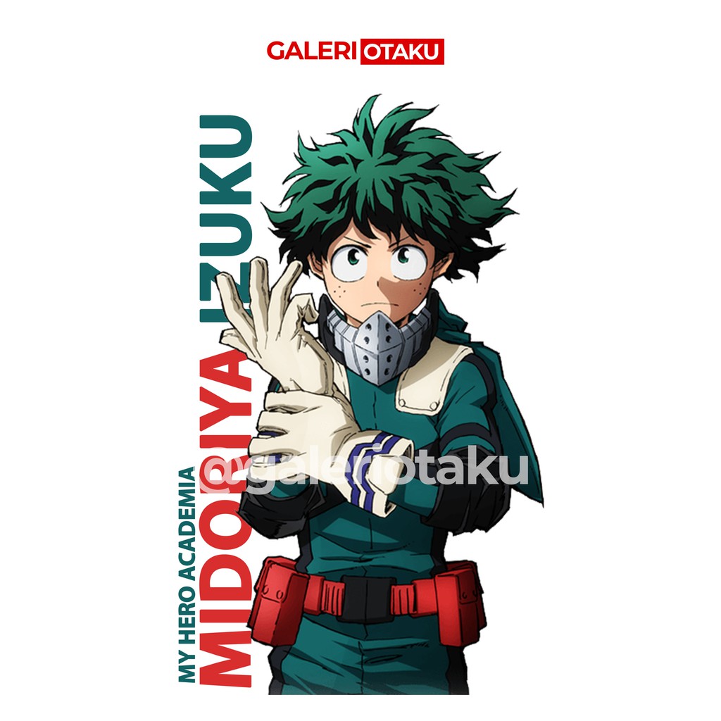 TOTE BAG KANVAS ANIME MIDORIYA IZUKU / MY HERO ACADEMIA / TOTE BAG ANIME / BAHAN KANVAS