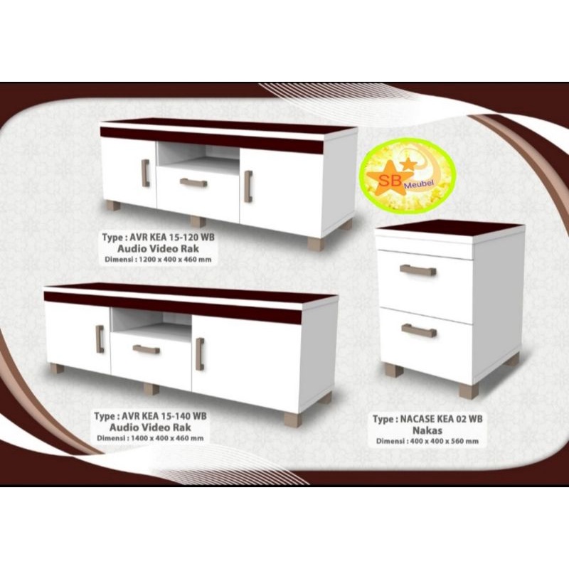 BUFET TV BESAR/RAK TV PUTIH MINIMALIS/RAK TV MURAH