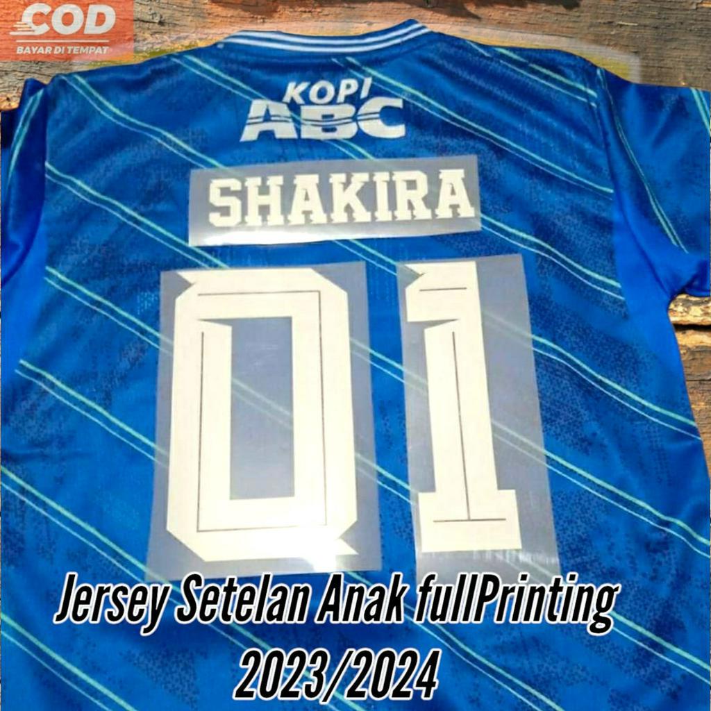 TERBARU baju bola anak persib 2023 setelan bisa request nama sendiri