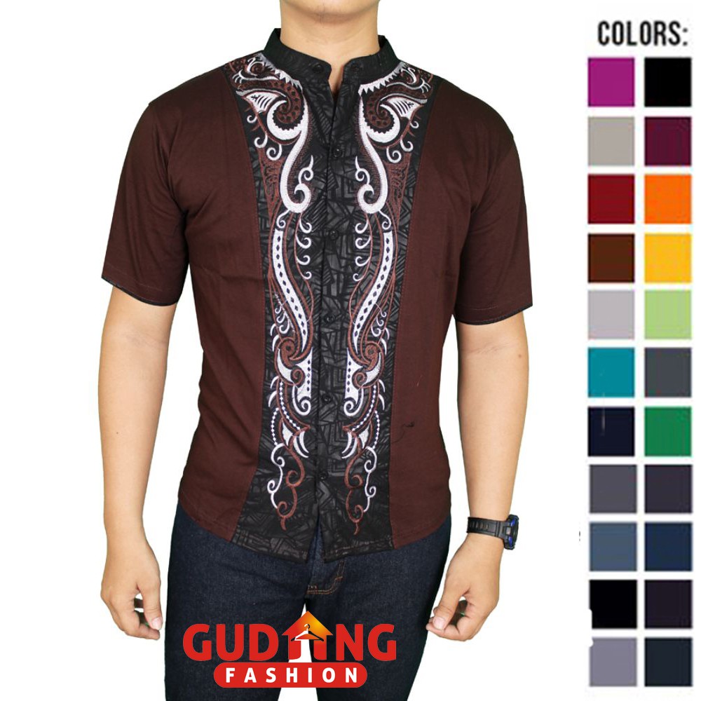 Baju Modern Koko Pria Katun - Banyak Pilihan Warna KKS (COMB)