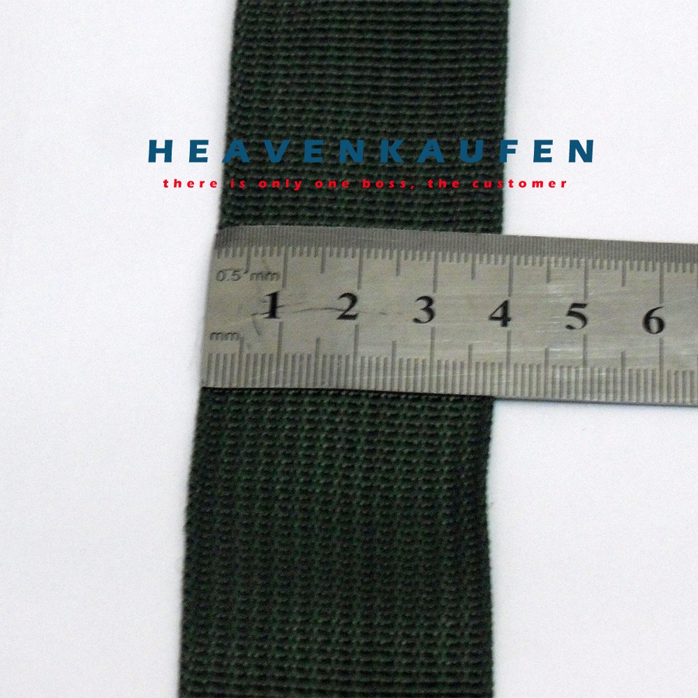 Tali Webbing Hijau TNI/Hijau Army 3,8 cm