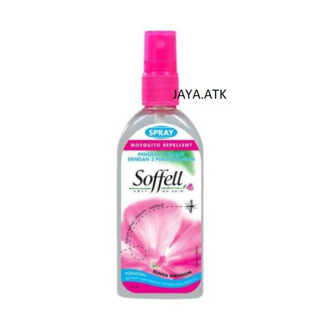 SOFFEL SOFFELL SPRAY ANTI NYAMUK 80 ML CAIRAN PELINDUNG KULIT DARI NYAMUK