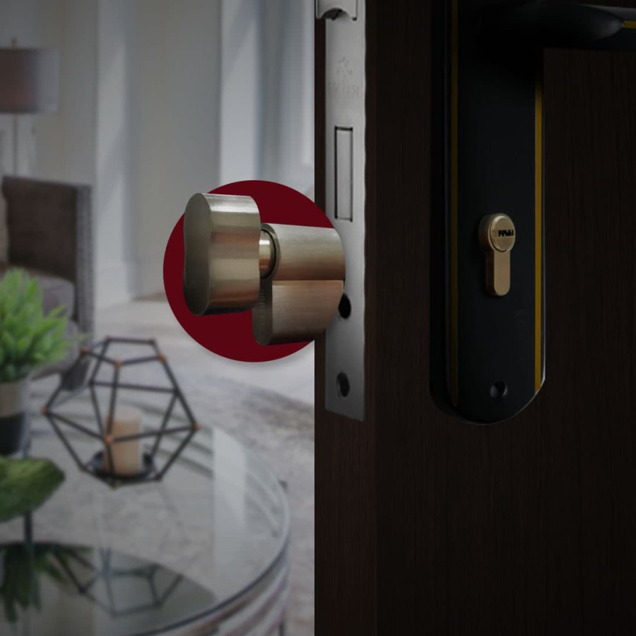 NOBLEZA Cylinder Knob Putar Computer Key Silinder Kunci Komputer Pintu-2