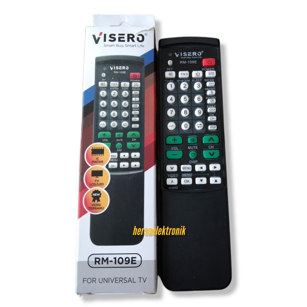 REMOT REMOTE TV REMOTE TV C VISION  MULTI UNIVERSAL C VISION RC-109E+