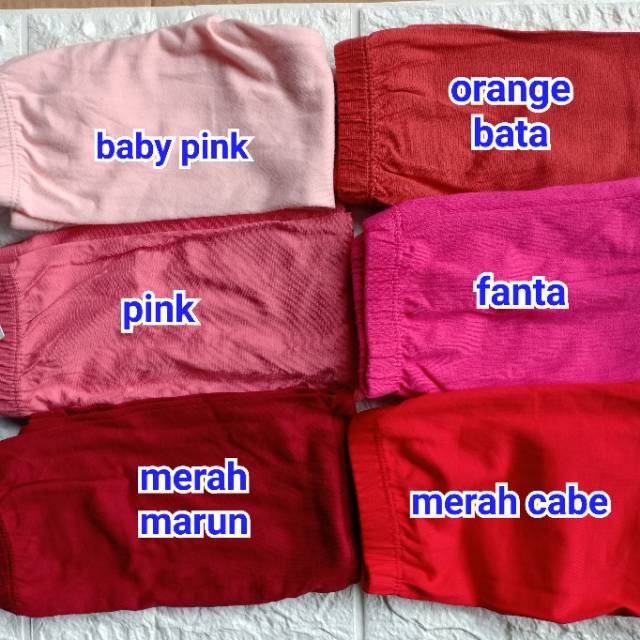 Legging Polos Anak size M 2-3 tahun