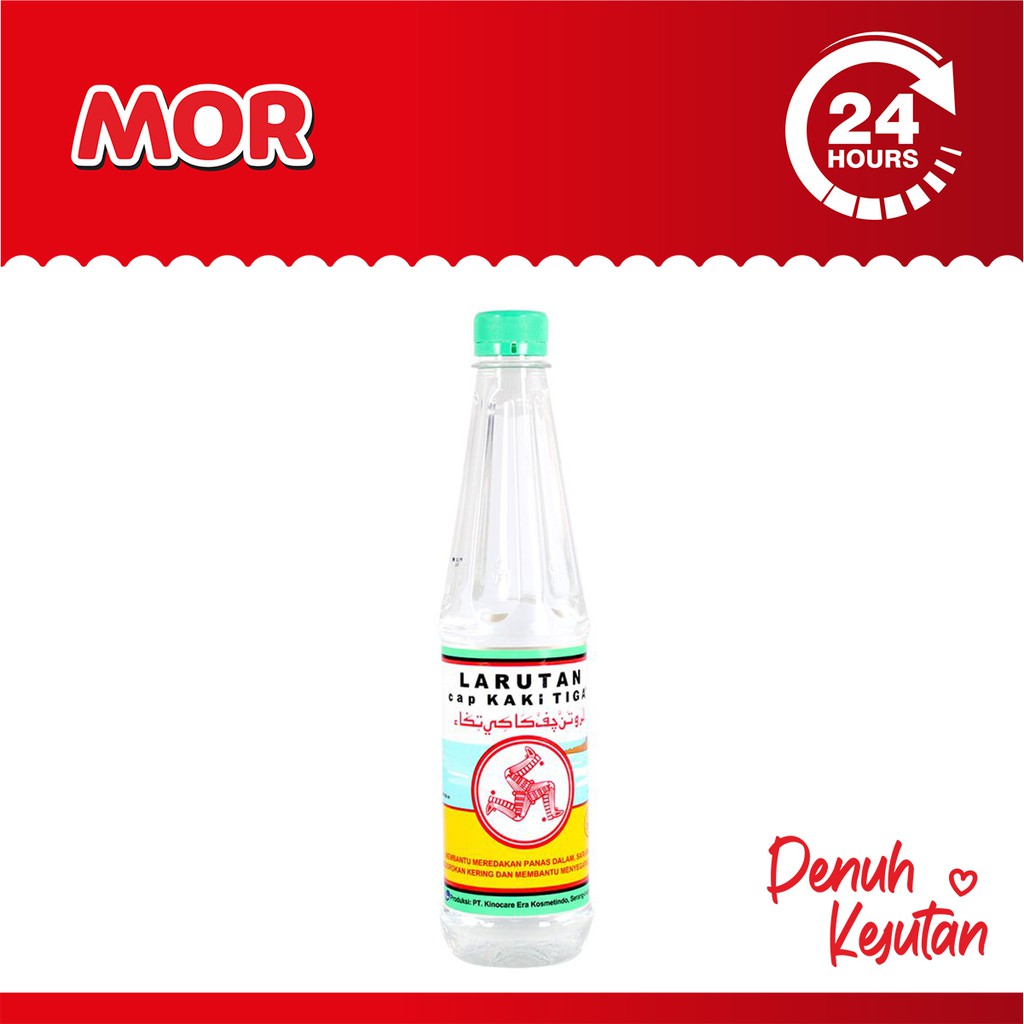 

CAP KAKI TIGA Larutan Penyegar Tenggorokan Btl 500 ml