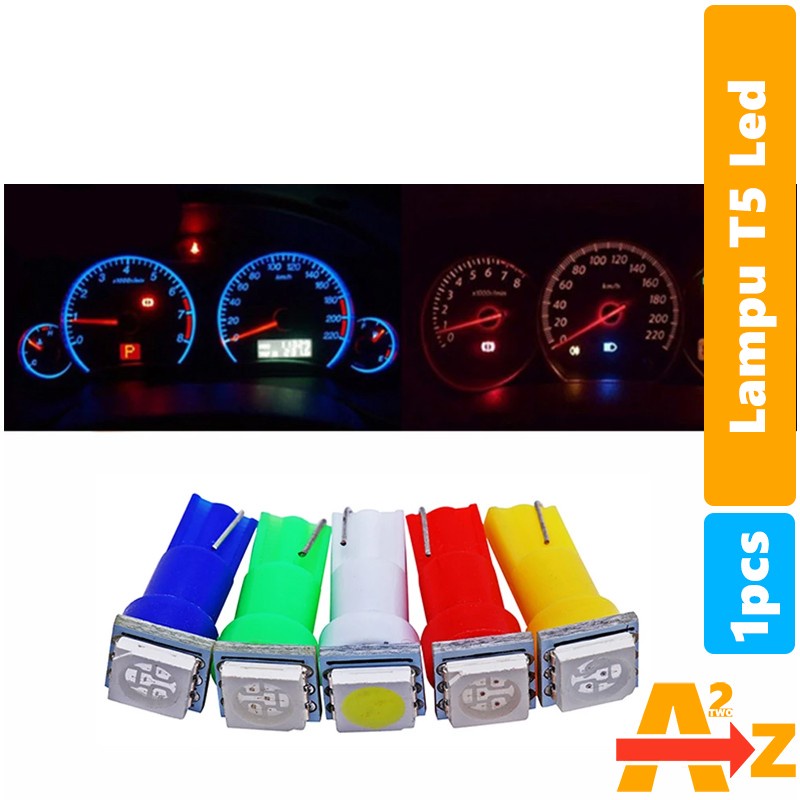 Lampu Led T5 Panel Dashboard Mobil Motor Speedometer Cob Super Terang