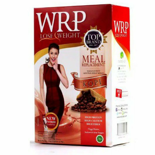 WRP Lose Weight Coffe 324 gr (6 Sachet) - WRP Meal Replacement Susu Diet