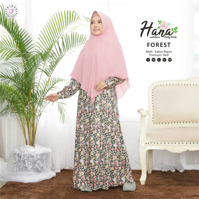 HANA Daily Dress Falova | Gamis Harian Hana Falova