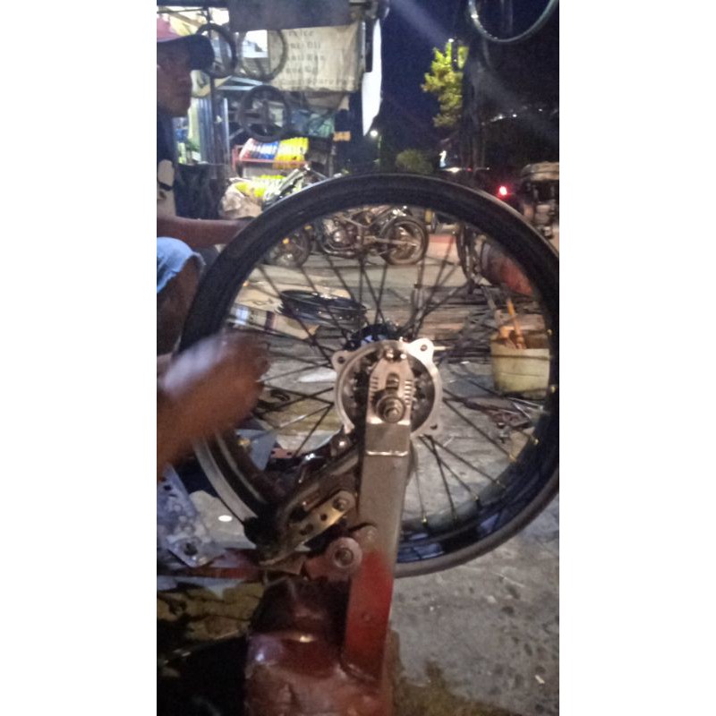 VELG SUPERMOTO KLX PAKETAN PLUS BAN UK 350/300