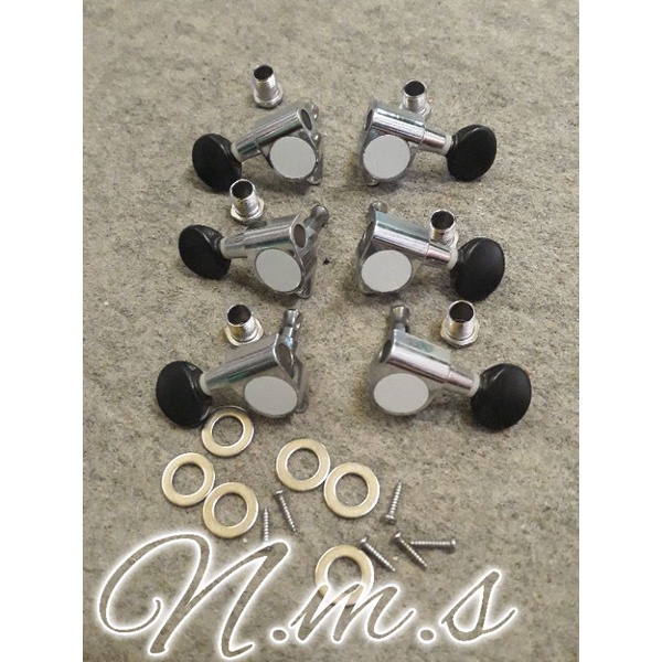 Driyer Grover Tuning Peg Tuning Key Tuner Machine Pemutar Senar Gitar Akustik 1 Set 6pcs Termurah