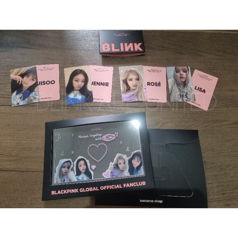 BLACKPINK WEVERSE MEMBERSHIP PHOTOCARD ( sharing )