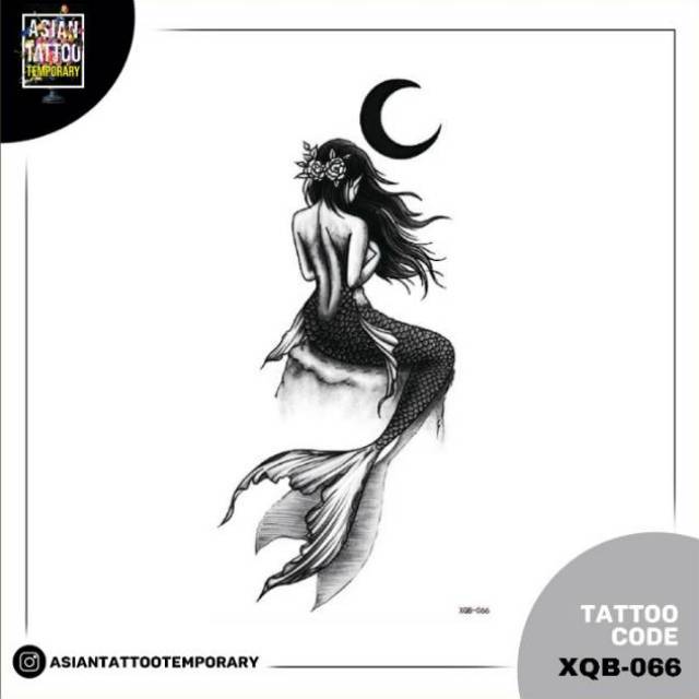 MERMAID/PUTRI DUYUNG/tatto temporer /tato temporary/TAHAN AIR/asiantattoot temporary/tattoo