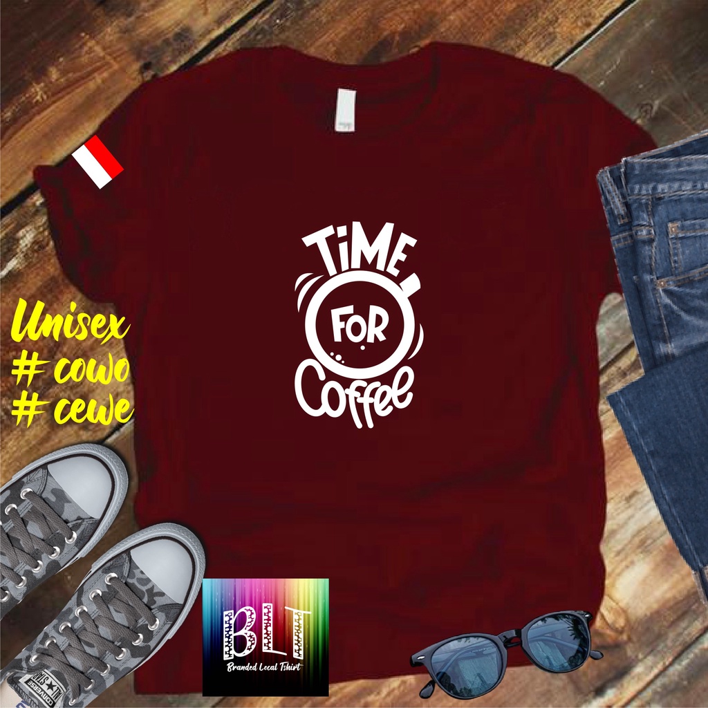 Cod/Kaos TIME FOR COFFEE BENDERA/Kaos Terlaris Kualitas Terjamin Kaos Pria Distro Hits2022/Kaos Murah Kaos Cotton 30s Kaos katun/Kaos Bergambar Kaos Distro Kaos Pria Dan Wanita Kaos Kata2 Lucu Kaos Viral/Kaos Promo/Best Seller