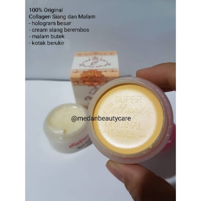 Collagen S M Original Hologram Emas Shopee Indonesia