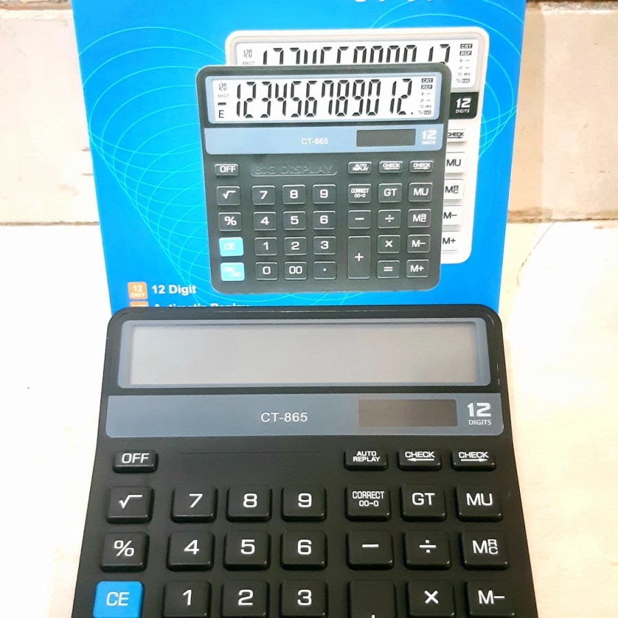 Kalkulator / Calculator / Alat Hitung CT 865 12 Digit | distshop