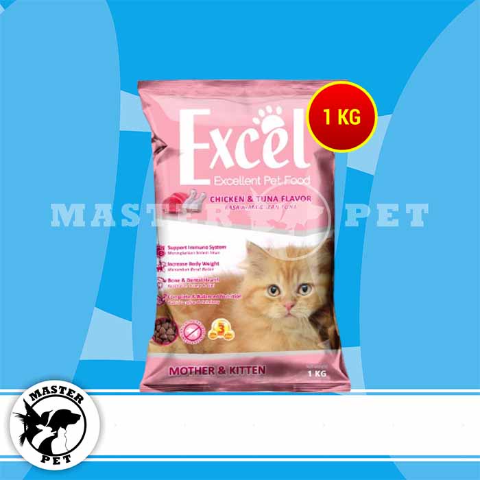 Makanan Kucing Excel Cat Food 1 KG