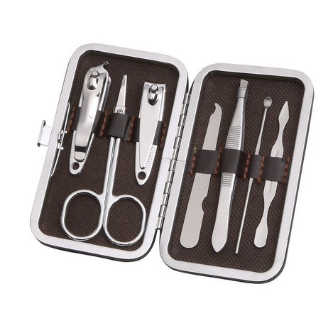 TBOSS Alat Set Gunting Kuku Manicure 7IN1 Perlengkapan Kuku Set