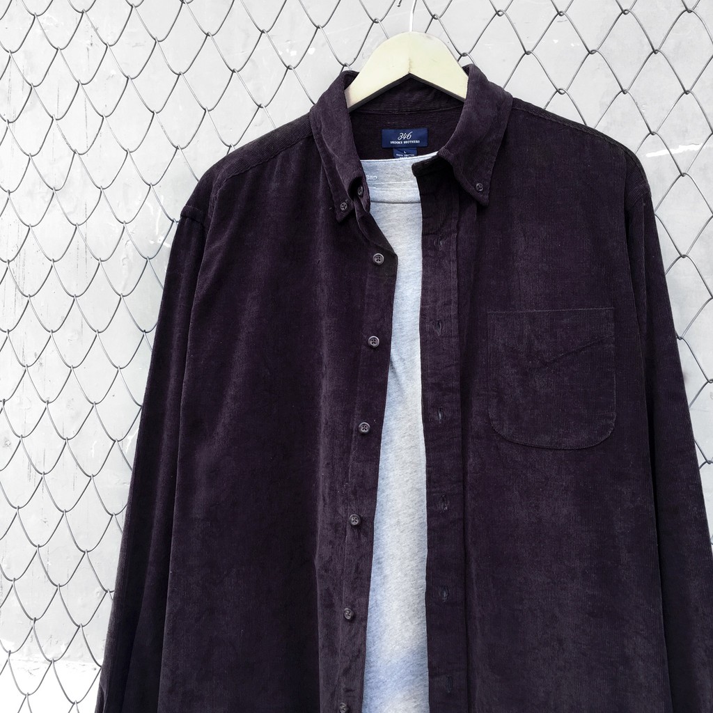 BROOKS BROTHERS BUTTON DOWN CORDUROY SHIRT