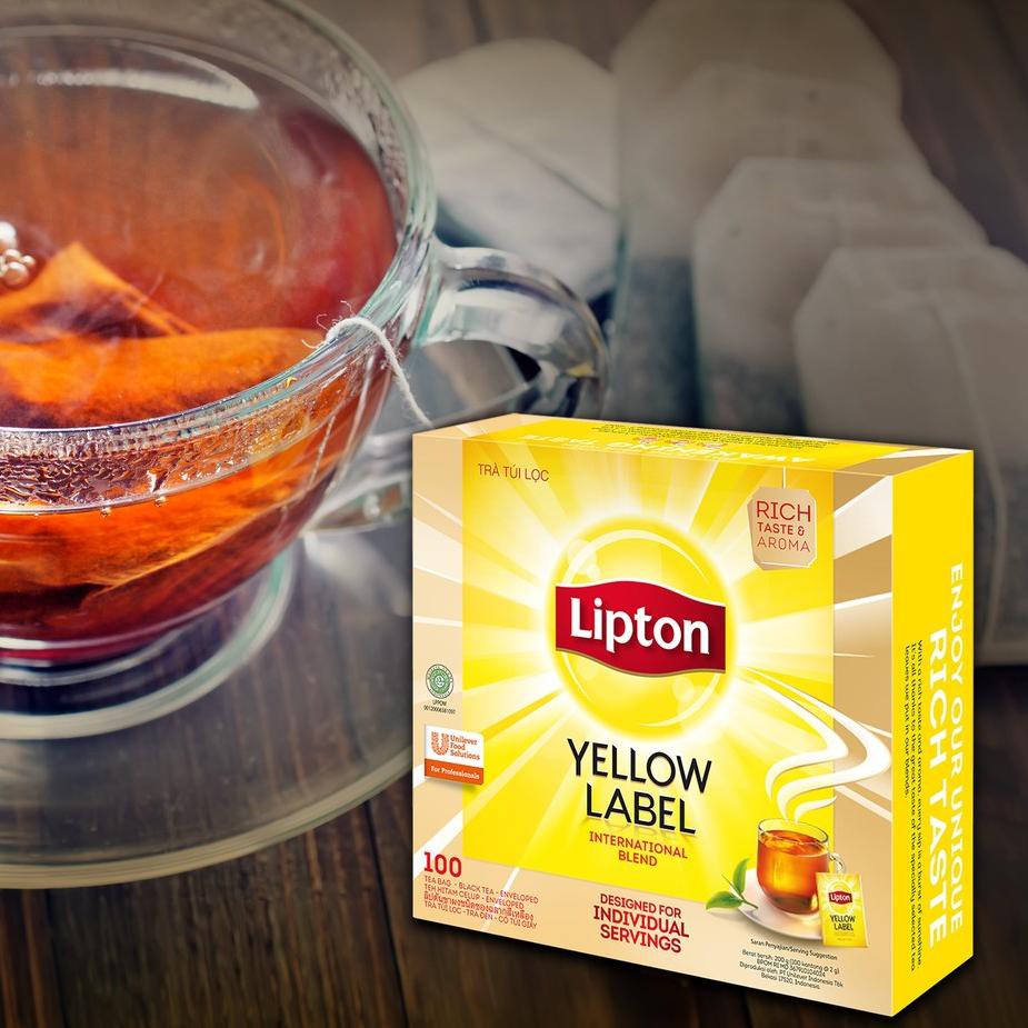 

つ Lipton Yellow Label Black Tea Bags Enveloped 100's つ