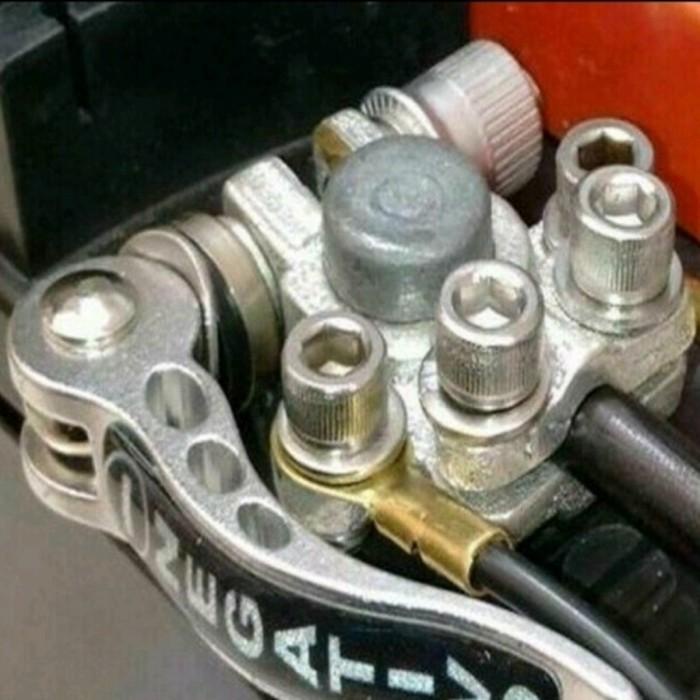 Kepala Aki Klem Aki Terminal Accu Mobil Bahan Tembaga