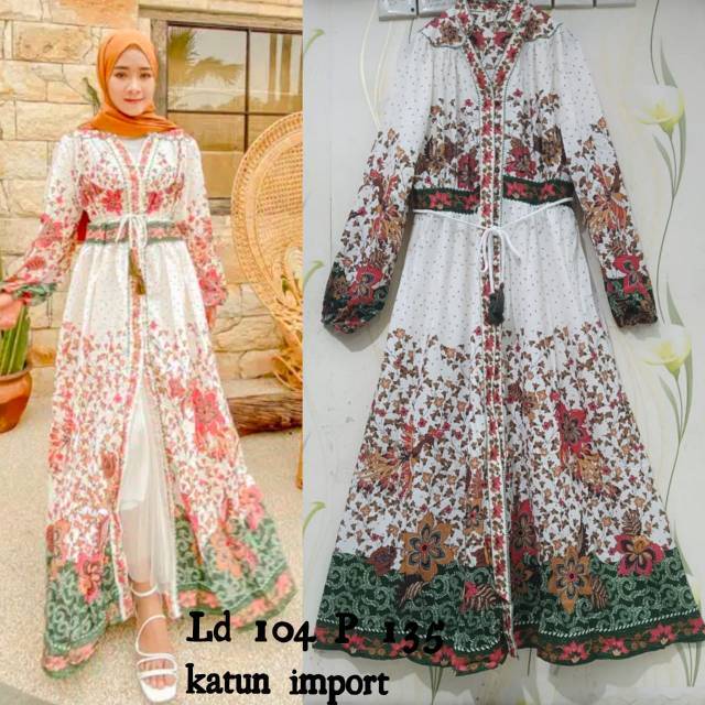 Dress Bangkok katun silk premium