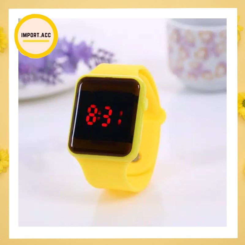 JAM TANGAN FASHION LED MURAH LAYAR BESAR IMPOR MURAH