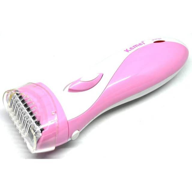 Alat Cukur Rambut Perempuan Kemei Lady shaver KM 3018 Cukur bulu sensitif Hair Remover