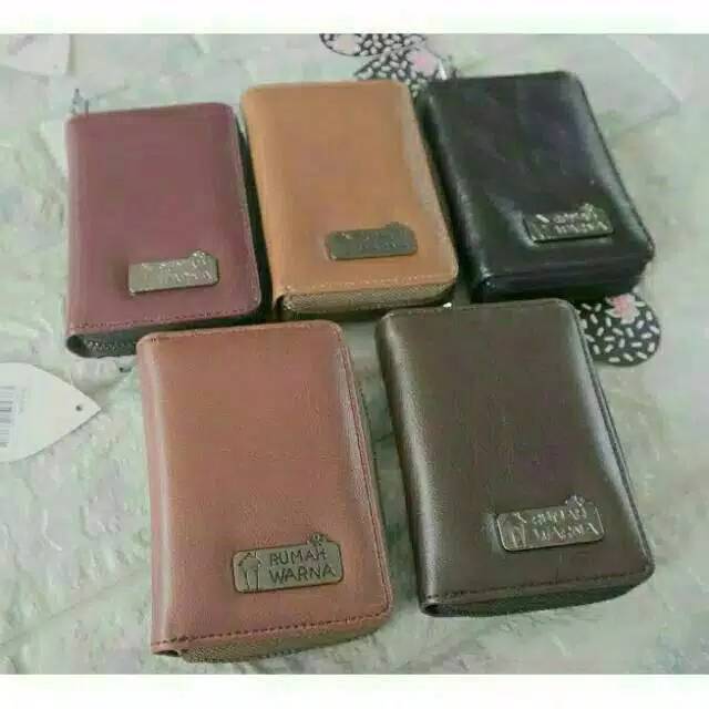 Dompet Kartu Polos Rumah Warna