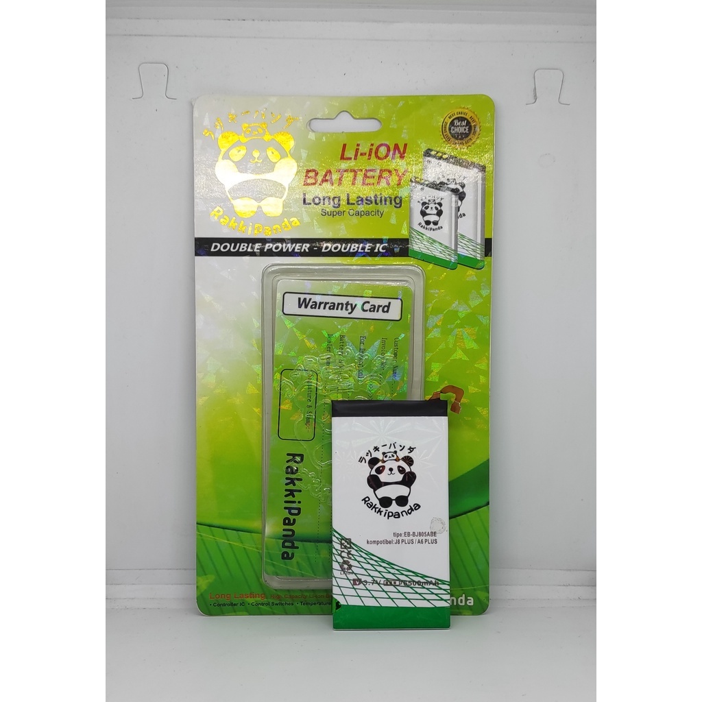 BATERAI DOUBLE POWER RAKKI PANDA SAMSUNG J8 PLUS / A6 PLUS