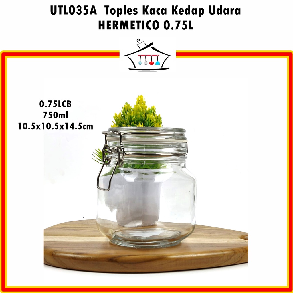 Toples Kedap Udara Makanan/Bumbu  Hermetico KEDAUNG