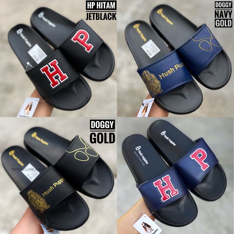 ( KATALOG B ) Sandal Slop Hush Puppies Premium pria wanita