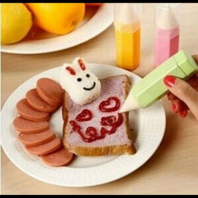 Food Drawing Pen for Bento isi 3pc