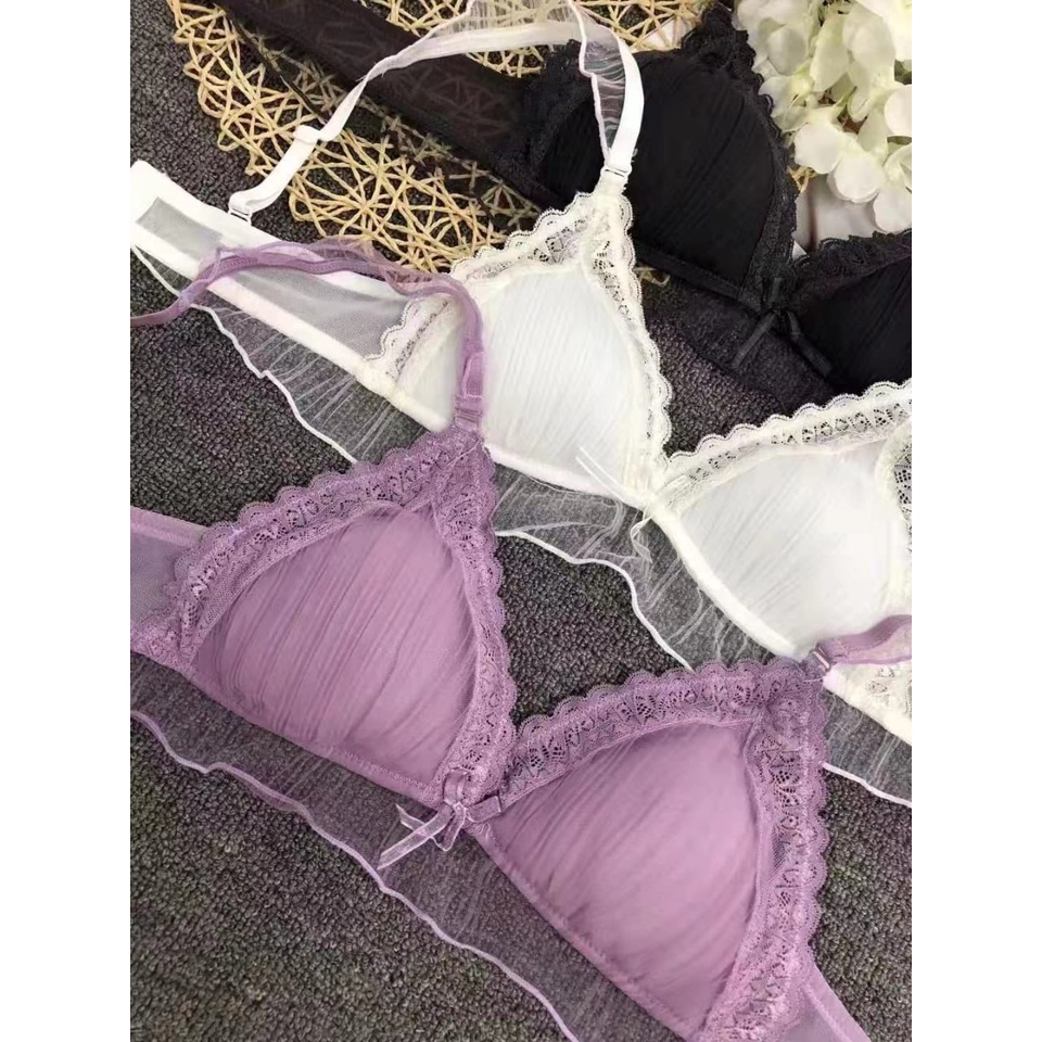 Bra/BH Wanita - Import Seri 308 Busa Tipis Tanpa kawat