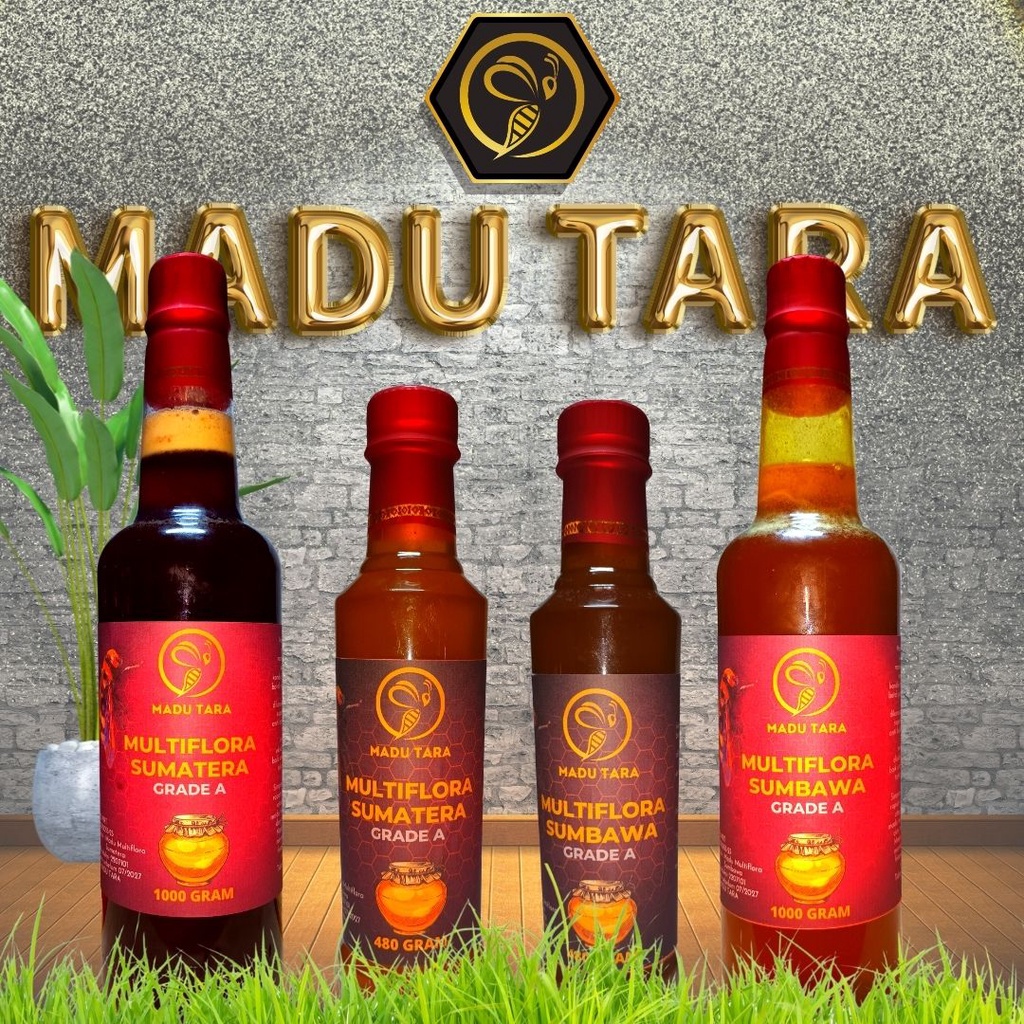 MADU MULTIFLORA SUMBAWA 100%ASLI MENTAH MURNI RAW PURE HONEY MADU TARA