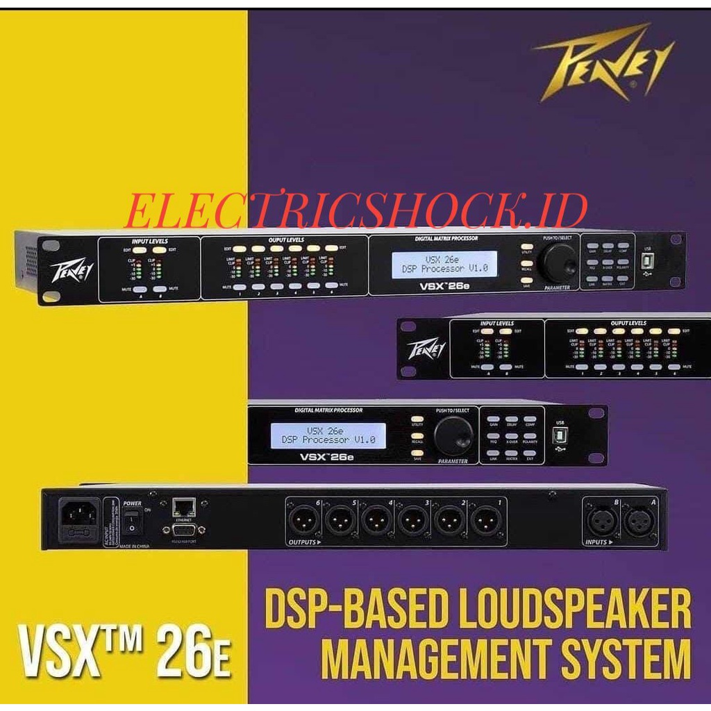 SPEAKER MANAGEMENT PEAVEY VSX26E / VSX 26E / VSX26 E ORI