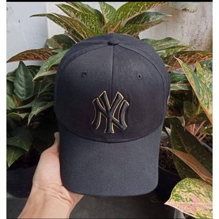 Cap MLB NY YANKEES logo black gold