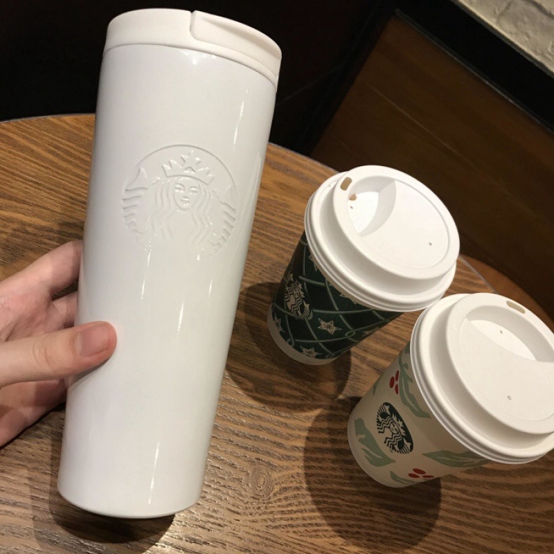 (BISA COD) Tumbler Starbucks Termos Thermos Botol Minum Stainless Tumbler Siren Troy Starbucks