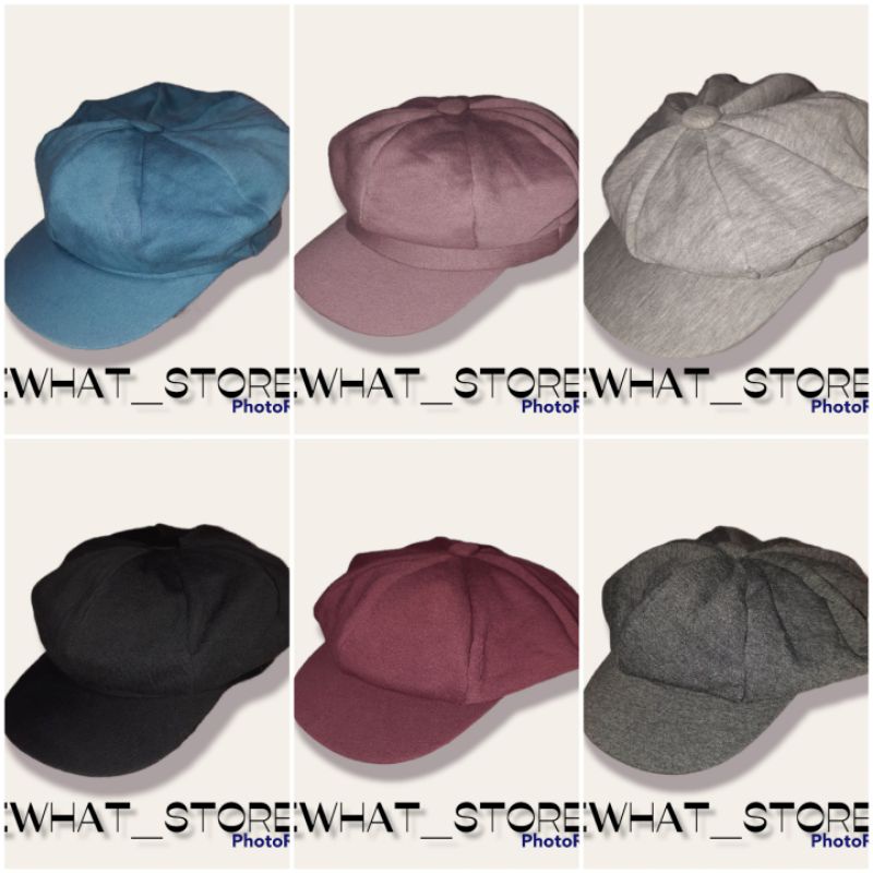 TOPI PELUKIS/TOPI POLOS/TOPI KAOS