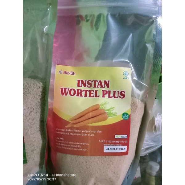 

Sari Wortel Murni plus Gula Aren