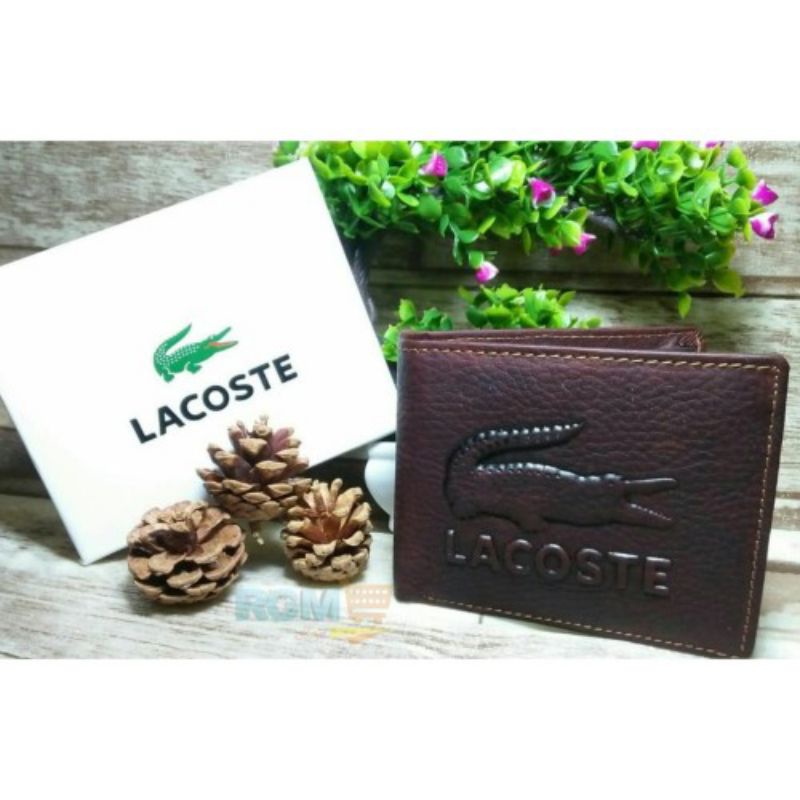 DOMPET KULIT PRIA LACOSTE ORIGINAL