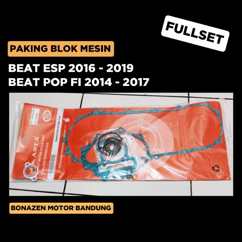 Paking Blok Mesin Beat FI Esp - Pop FI / 2015 2016 2017 2018 2019 / Fullset Set / Boring Head 2014