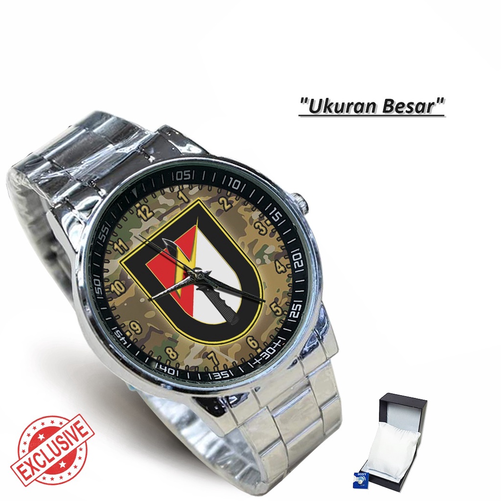 Jam Tangan Rantai Couple TNI AD RAIDER 02 (Special)